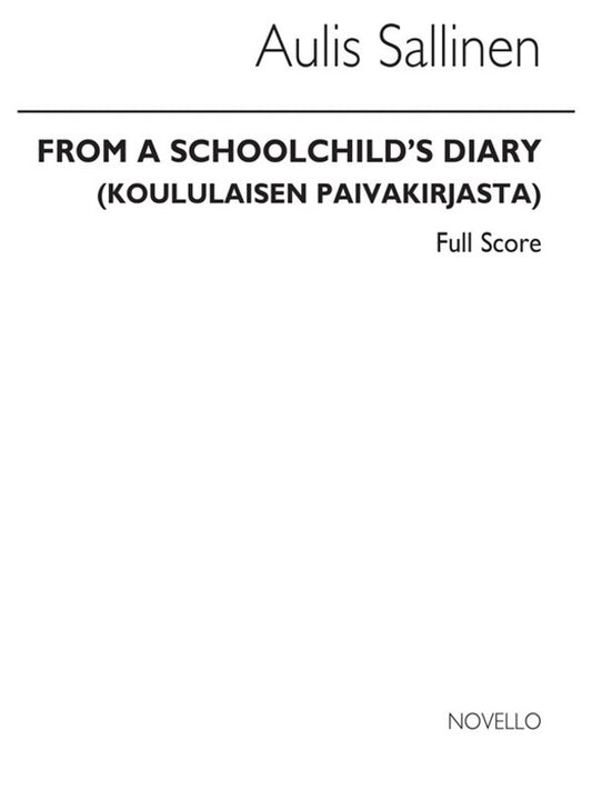 Sallinen From Schoolchilds Diary Score