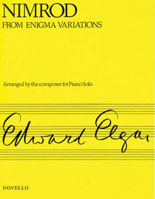 Elgar Nimrod Piano (Softcover Book)