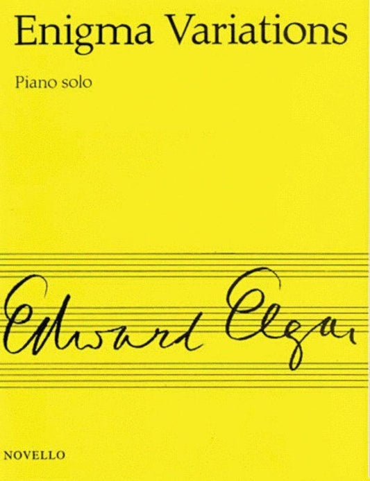 Elgar - Enigma Variations for Solo Piano, Novello Edition, 1 Page