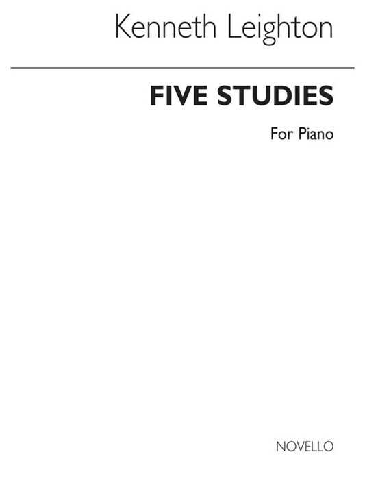 Five Piano Studies Op22 (Softcover Book)