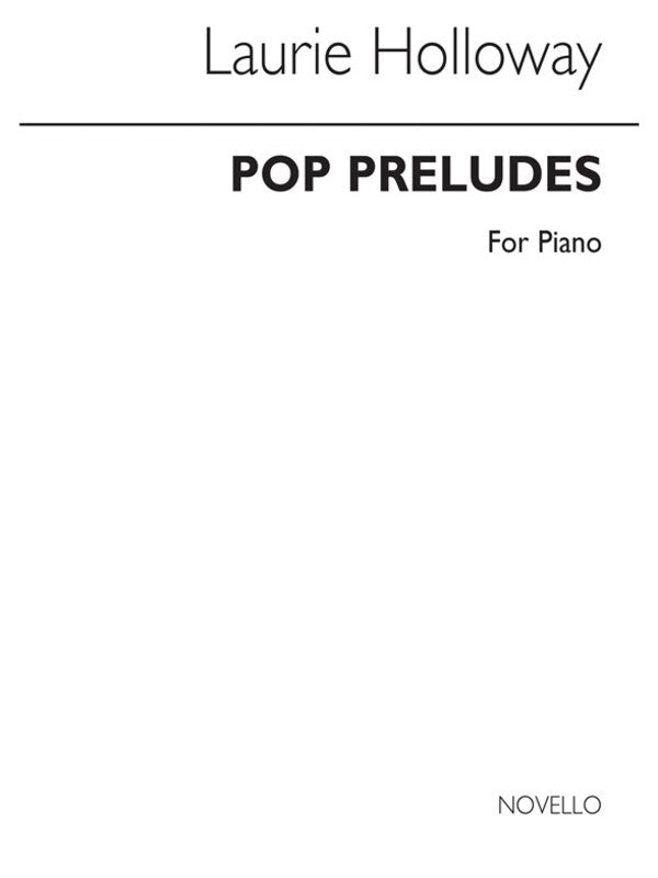 Holloway Pop Preludes Piano (Softcover Book)