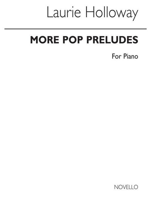 Holloway More Pop Preludes Piano(Arc) (Softcover Book/CD)