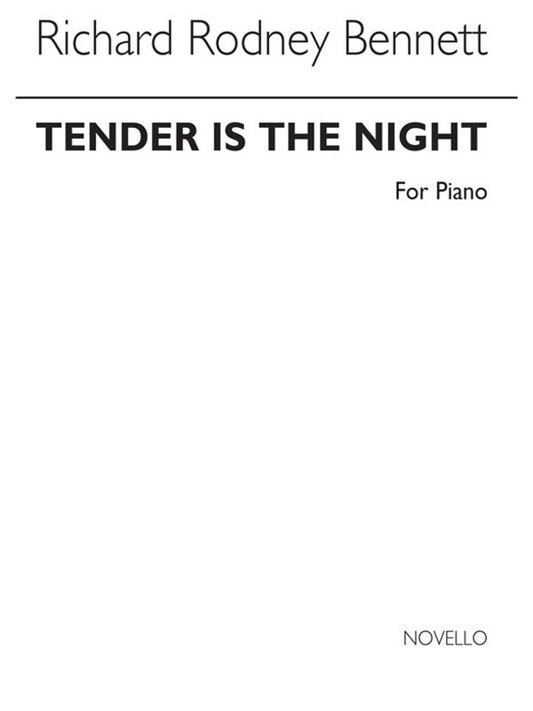 Bennett Tender Is The Night Piano(Arc) (Softcover Book)