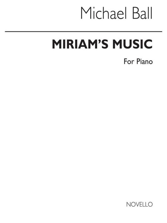 Ball Miriams Music Piano (Softcover Book)