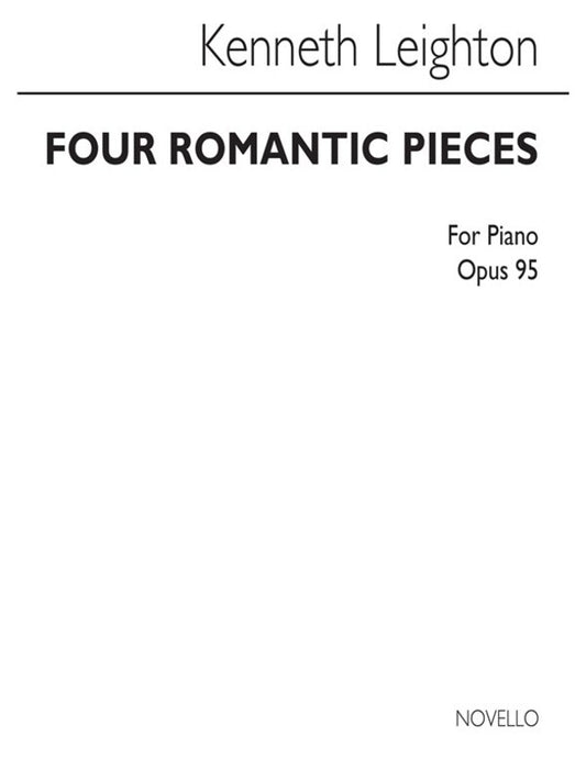 Leighton 4 Romantic Pieces Op 95 Piano (Softcover Book)