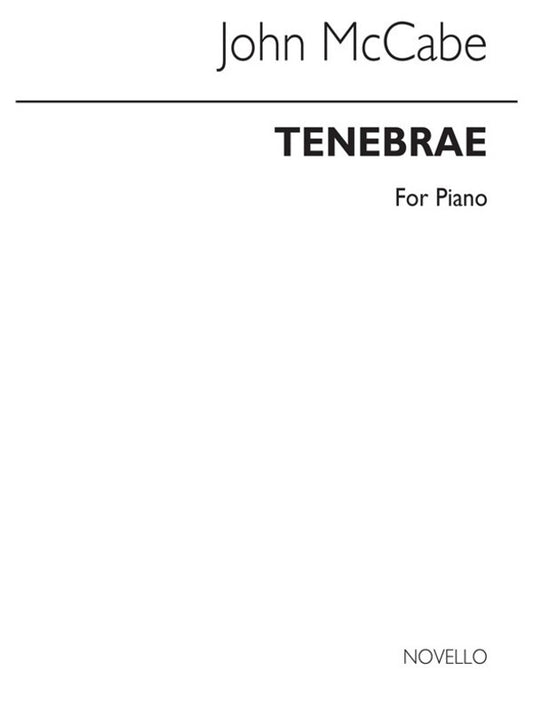 Mccabe Tenebrae Solo Piano(Arc) (Softcover Book)