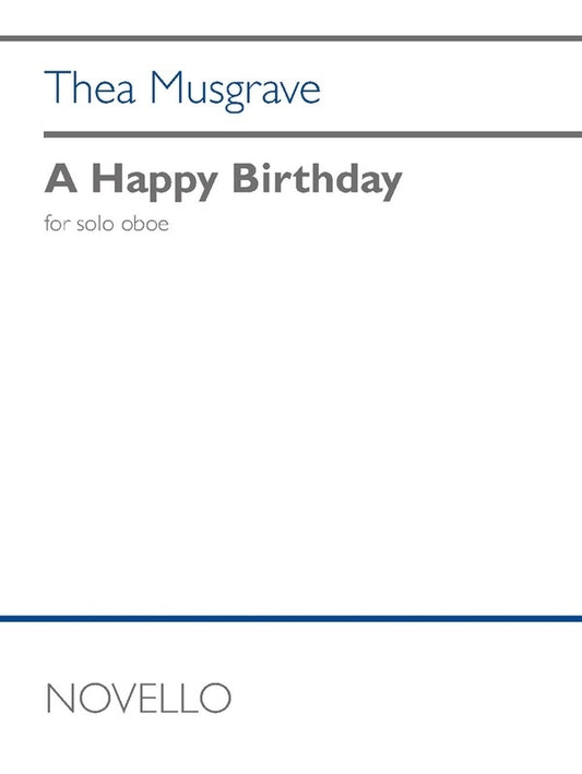 Musgrave - A Happy Birthday For Solo Oboe Softcover Book (Oboe)
