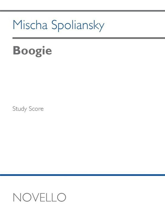 Spoliansky - Boogie Study Score Score