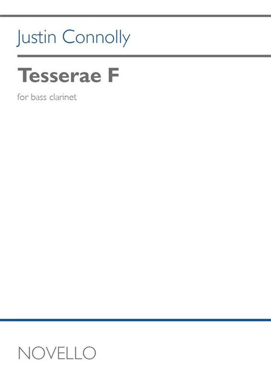 Connolly - Tesserae F For Bass Clarinet Softcover Book (Bass Clarinet)