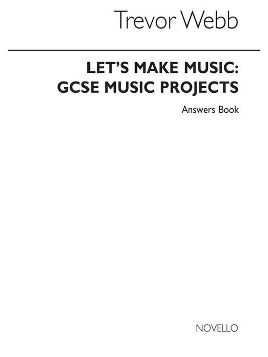 Webb Lets Make Music Answer Book(Arc)