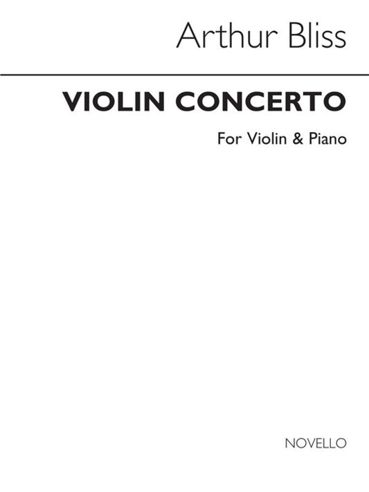 Bliss - Concerto For Violin/Piano (Softcover Book)
