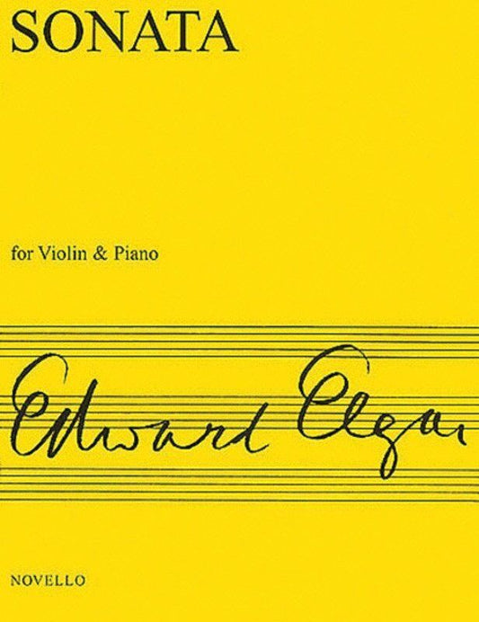 Elgar - Sonata in E Minor for Violin and Piano, Score and Part, Novello Edition