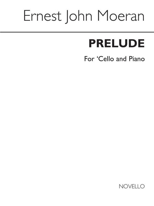 Moeran - Prelude For Cello/Piano (Pod) (Softcover Book)