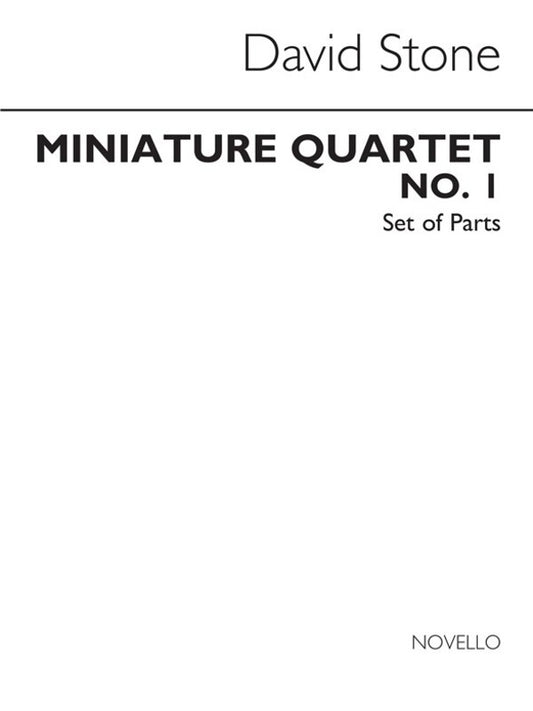 Stone Miniature Quartet 1 A Minor Parts