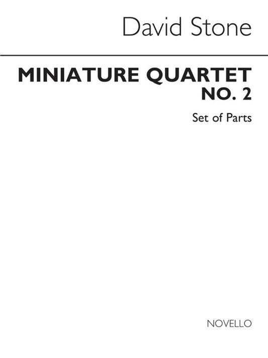 Stone Miniature Quartet 2 D Minor Parts