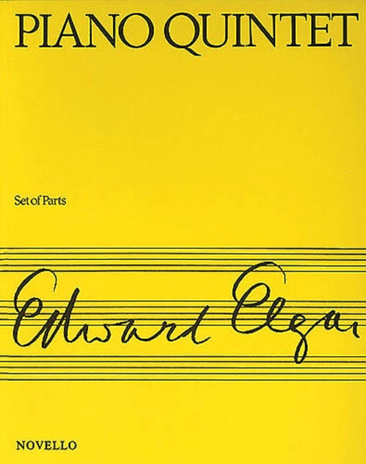 Elgar Piano Quintet Op 84 Score/Parts Book