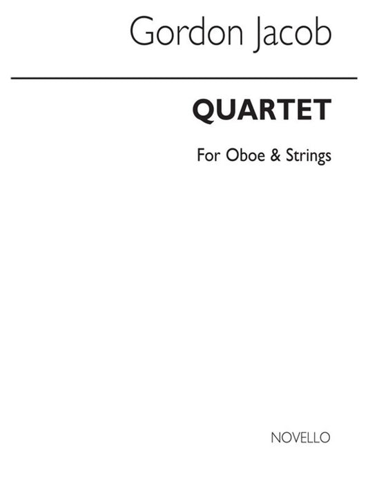 Jacob Oboe Quartet Miniscore(Arc) (Softcover Book)