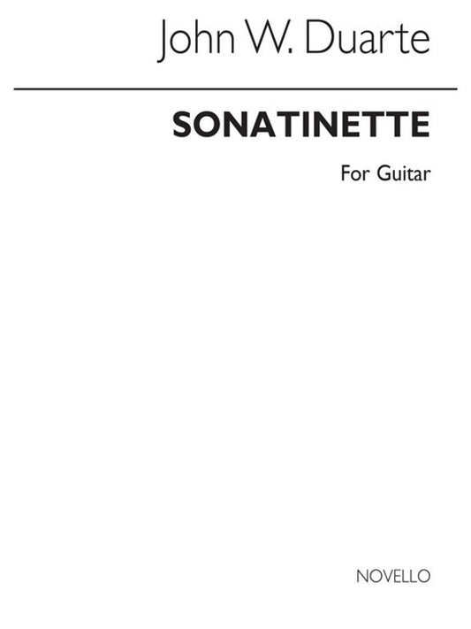 Duarte Sonatinette For Guitar(Arc) (Softcover Book)