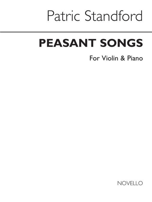 Standford Peasant Songs Violin And Piano (Softcover Book)