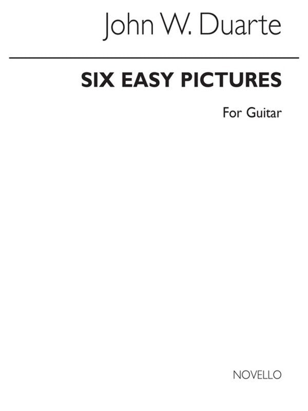 Duarte 6 Easy Pictures Guitar(Arc) (Softcover Book)