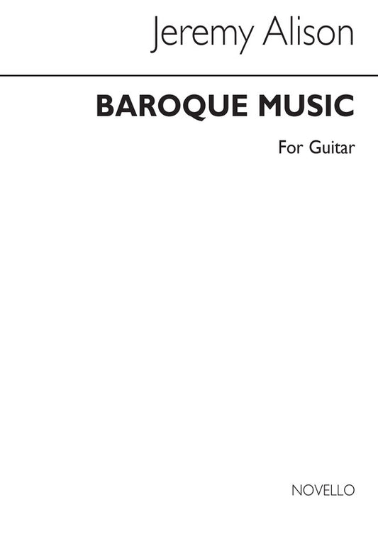 Baroque Music For Guitar Arr Allison Softcover Book (Guitar)