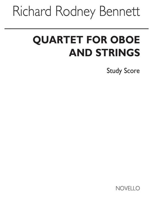 Bennett Quartet Oboe/Strings Score(Arc) (Music Score) Book