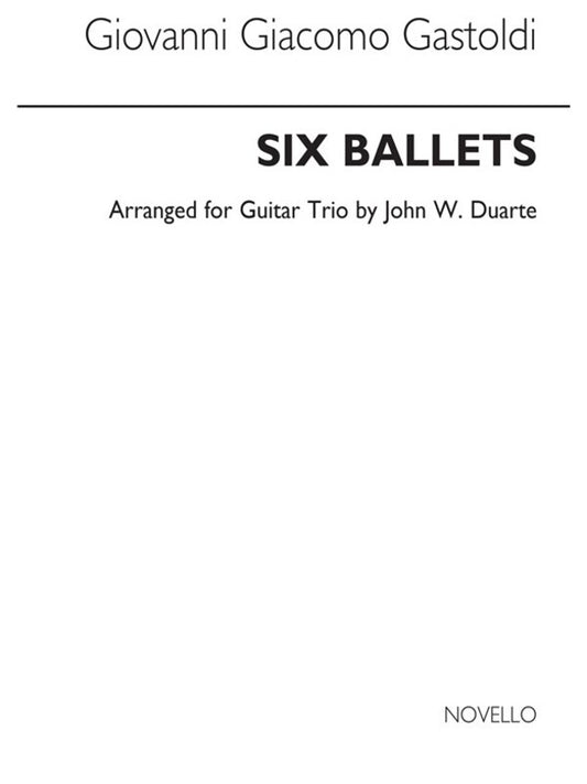 Gastoldi 6 Ballets Guitar(Arc) (Softcover Book)