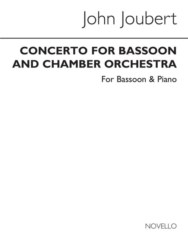 Joubert Concerto Bassoon And Piano(Arc) (Softcover Book)