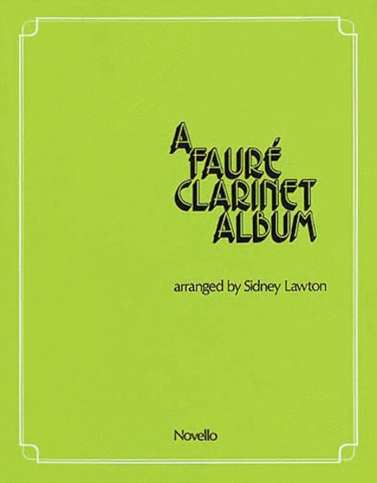 A Faure Clarinet Album (Softcover Book)