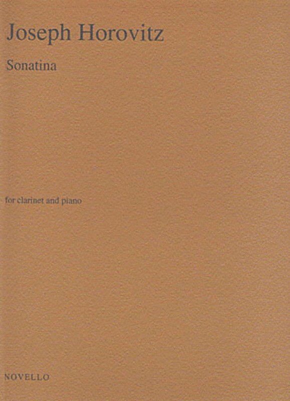 Horovitz Sonatina for Clarinet and Piano, Novello Edition