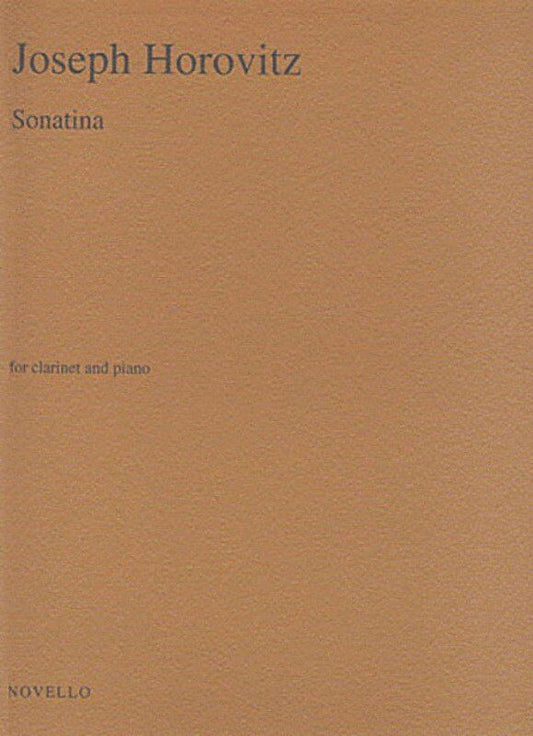 Horovitz Sonatina for Clarinet and Piano, Novello Edition