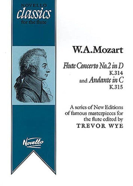 Mozart Flute Concerto No. 2 K 314 & Andante K 315 Urtext Edition by Trevor Wye