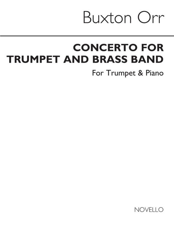 Orr Concerto Trumpet And Piano (Softcover Book)
