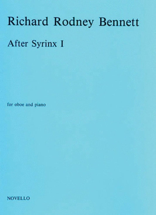 Bennett After Syrinx I Oboe And Piano (Softcover Book)