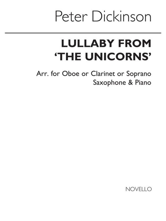 Dickinson Lullaby Unicorns Ob/Cl/Piano (Softcover Book)