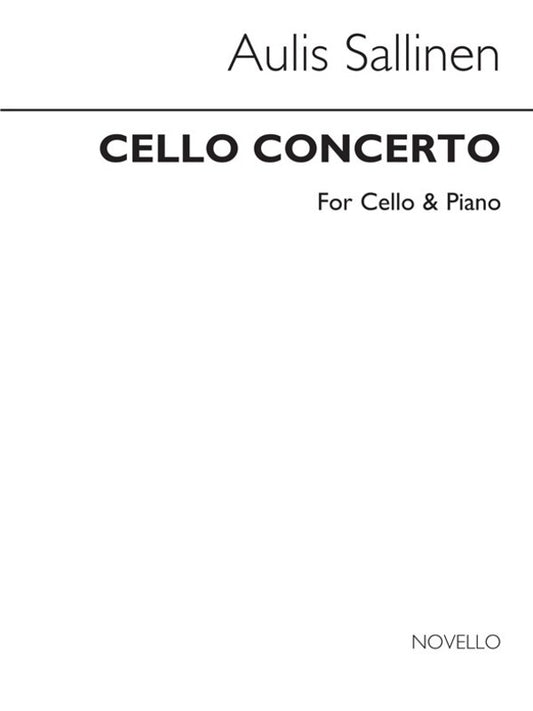 Concerto For Cello And Piano (Softcover Book)