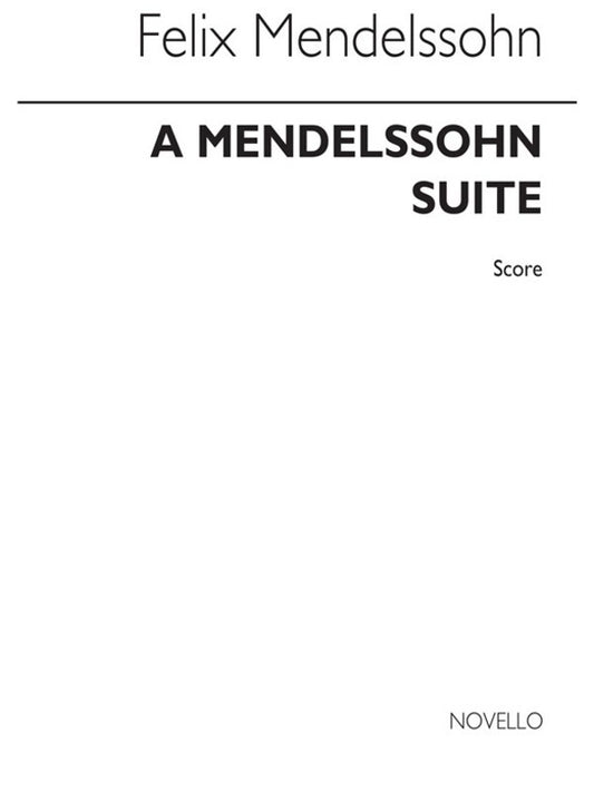 Mendelssohn Suite Clarinets Score (Softcover Book)