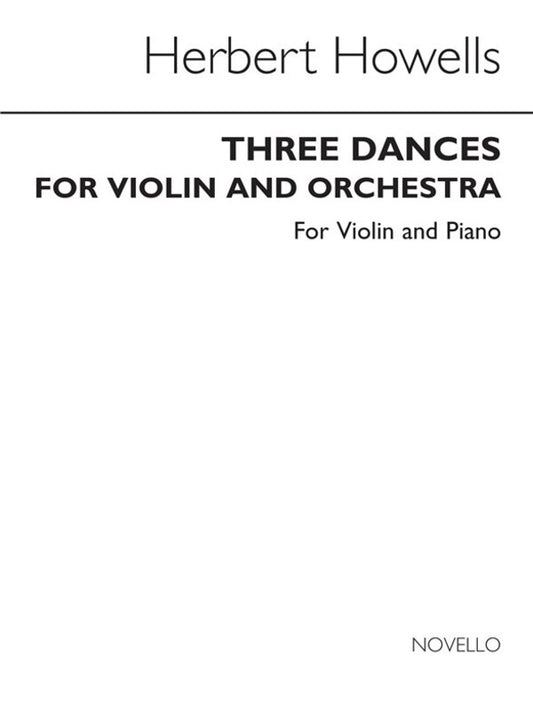 Howells 3 Dances Violin And Piano(Arc) (Softcover Book)