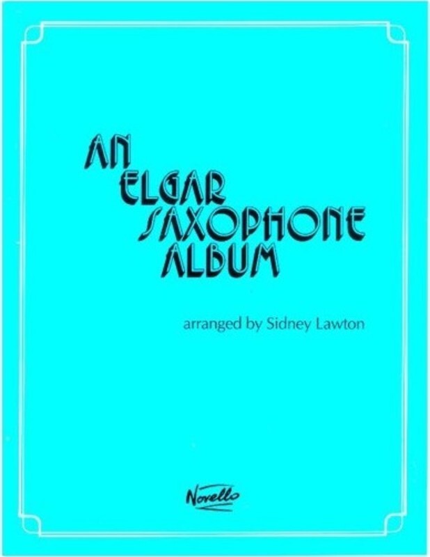 Elgar Saxophone Album Sax/Piano (Softcover Book)