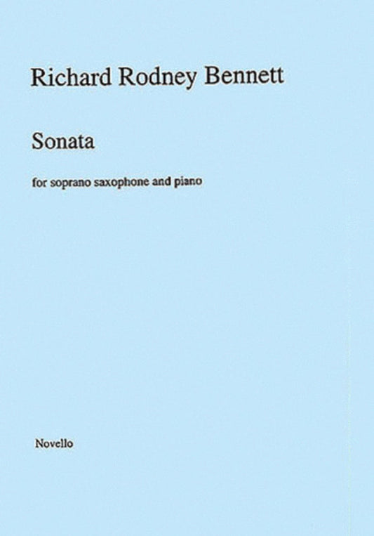 Bennett Sonata Soprano Sax And Piano (Softcover Book)