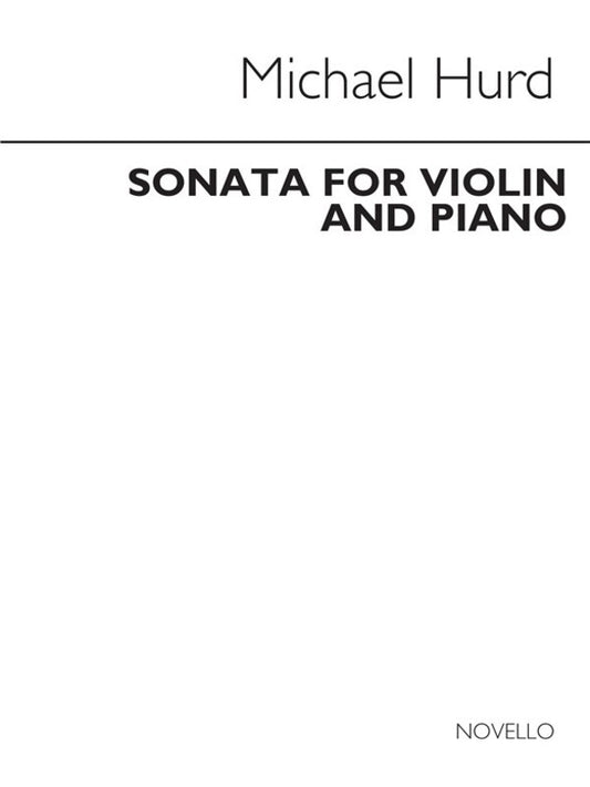 Hurd Sonata For Violin And Piano (Softcover Book)