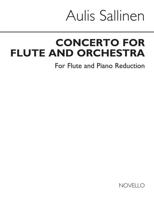 Sallinen Concerto Op 70 Fluteandpiano(Arc) (Softcover Book)