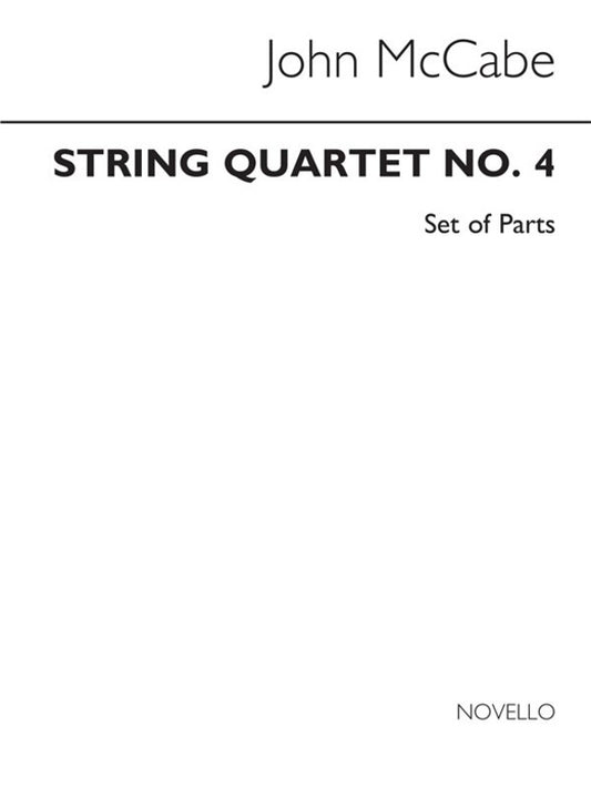 Mccabe String Quartet N.4 Parts (Softcover Book)