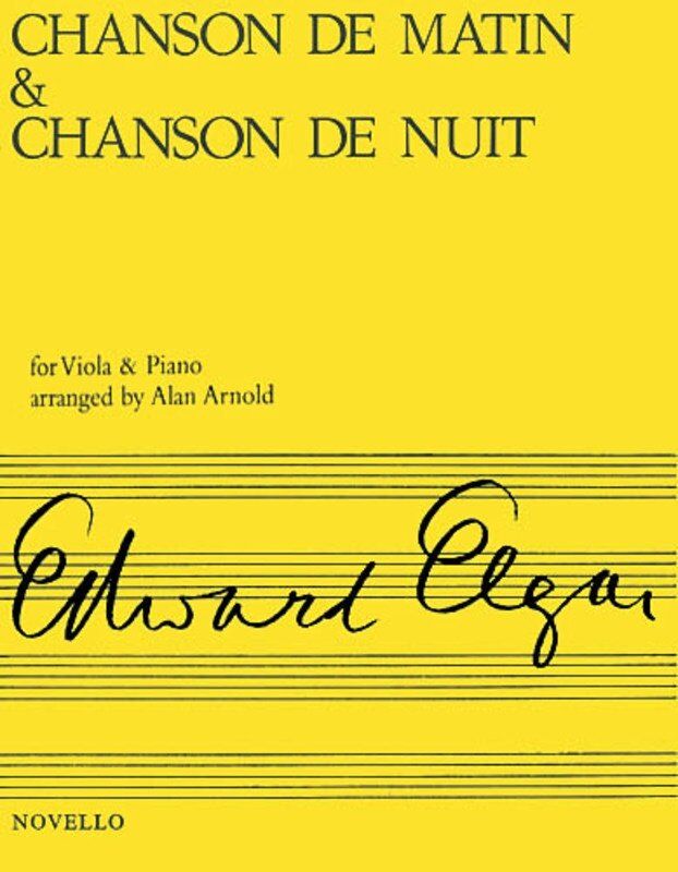 Elgar - Chanson De Matin / Chanson De Nuit for Viola and Piano