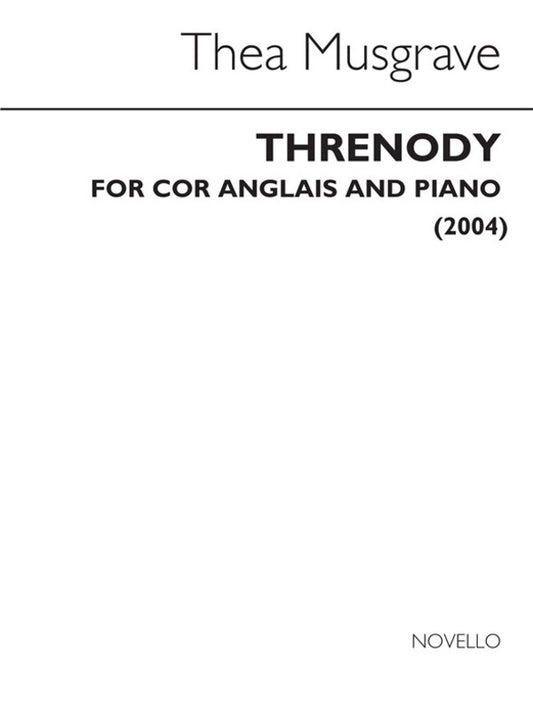 Threnody For Cor Englais And Piano (Softcover Book)
