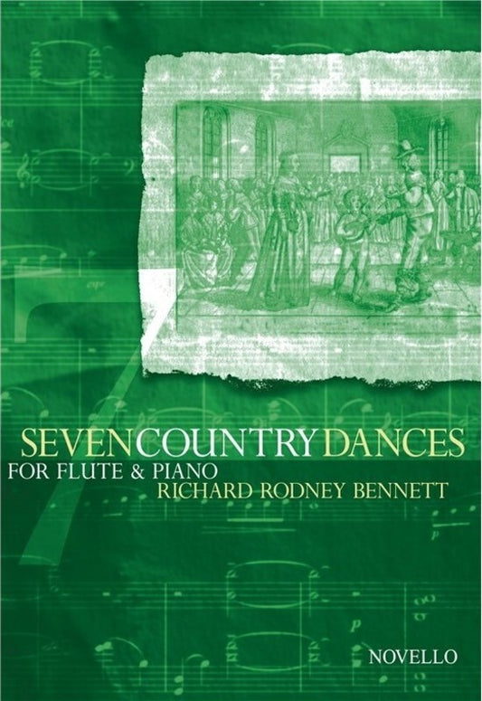 Bennett 7 Country Dances Flute Piano (Softcover Book)