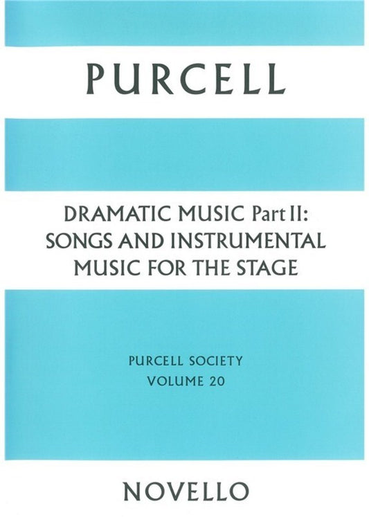 Purcell Dramatic Music Pt2 Full Score(20