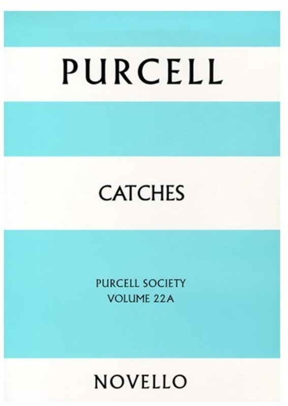 Purcell Society Vol.22A Catches(Paperbac
