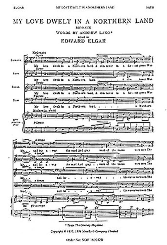 Elgar My Love Dwelt SATB
