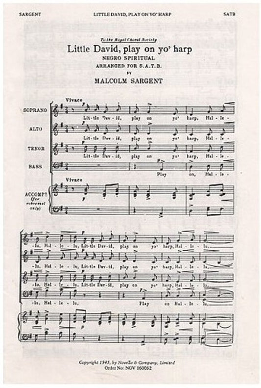 Sargent Little David Play SATB
